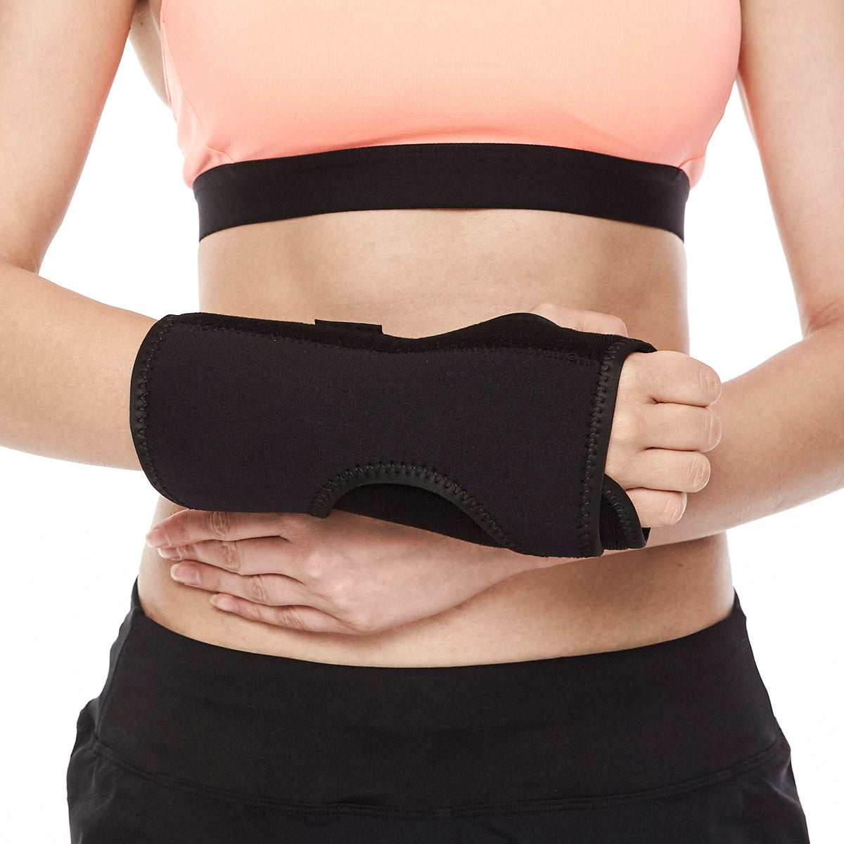 Night Wrist Sleep Support Brace - Fits Both Hands - Cushioned to
