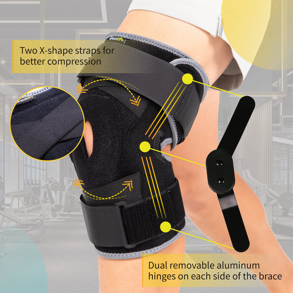 BraceUP Hinged Knee Brace Support for Knee Pain