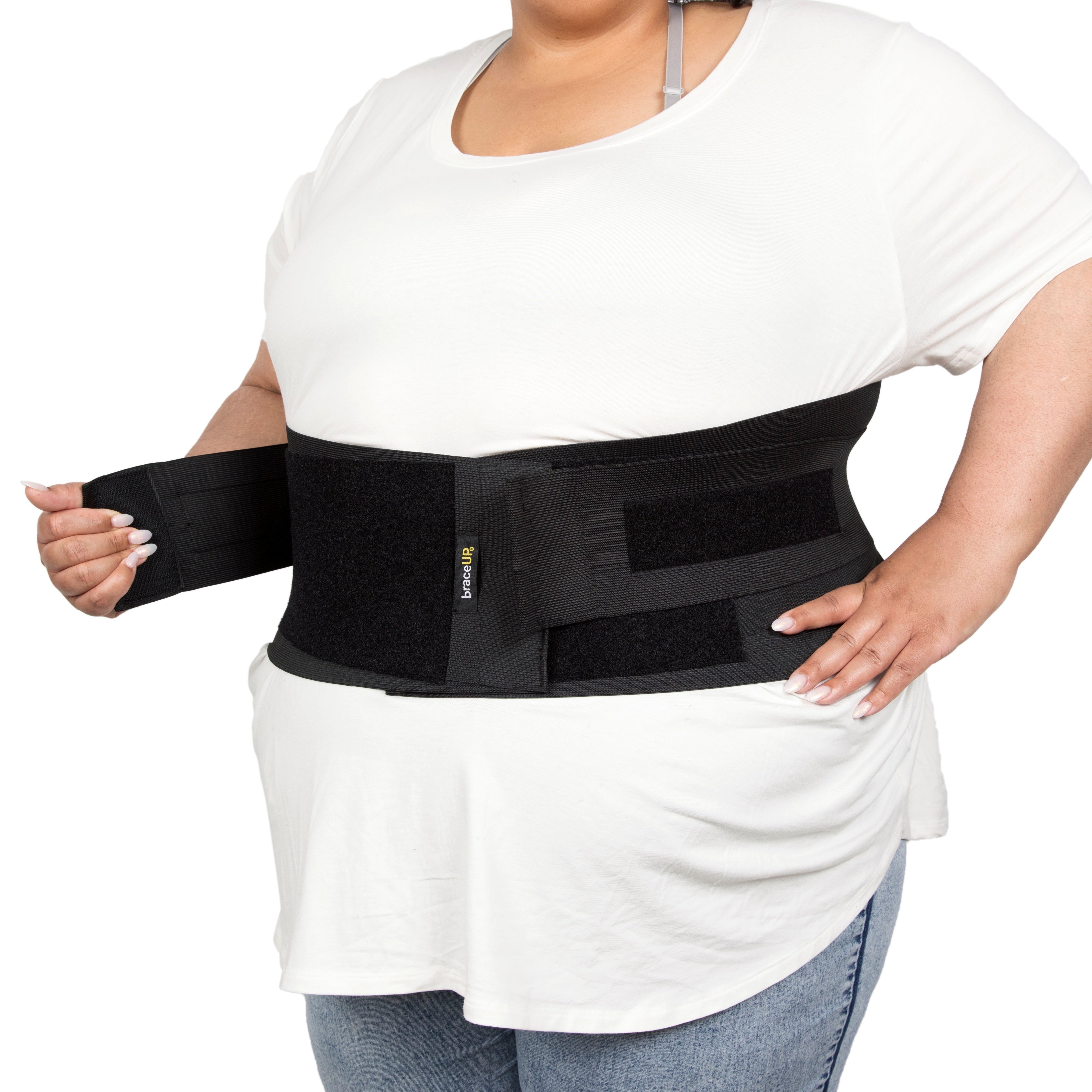 Plus Size 4XL/5XL Back Brace with Inflatable Lumbar Pad - Extra Support  More Effectively Relieve Lower Back Pain - Lumbar Support Belt for Big,  Tall