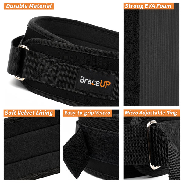 Weightlifting Belt - 4-inch Wide Weight Belt